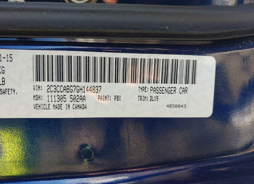 Photo 9 of 2016 Chrysler 300 300S (VIN 2C3CCABG7GH144837)