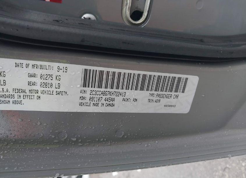 Photo 9 of 2019 Chrysler 300 300S (VIN 2C3CCABG7KH722413)