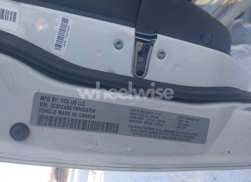 Photo 9 of 2021 Chrysler 300 300S (VIN 2C3CCABG7MH554758)