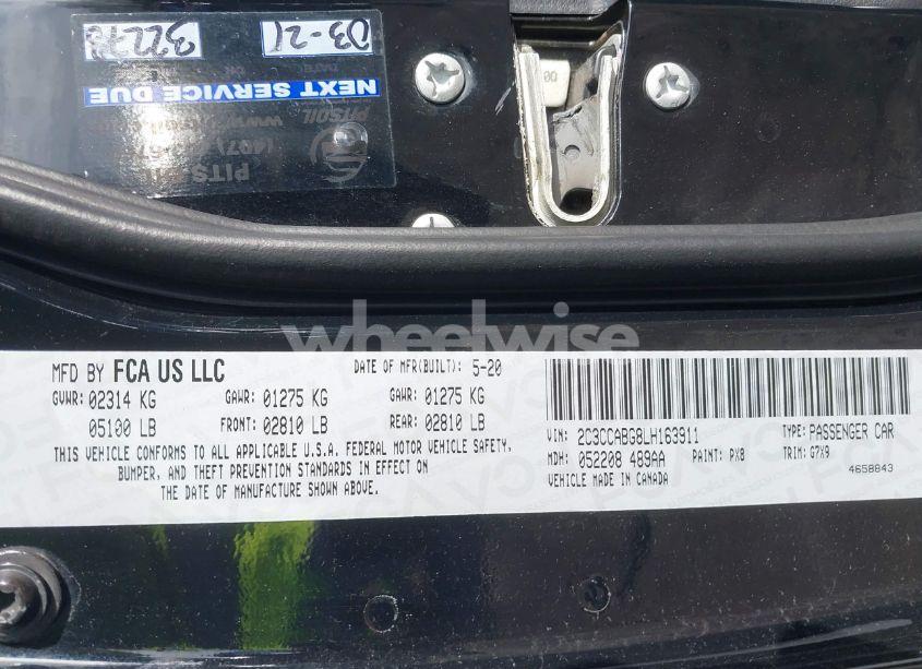 Photo 9 of 2020 Chrysler 300 300S (VIN 2C3CCABG8LH163911)