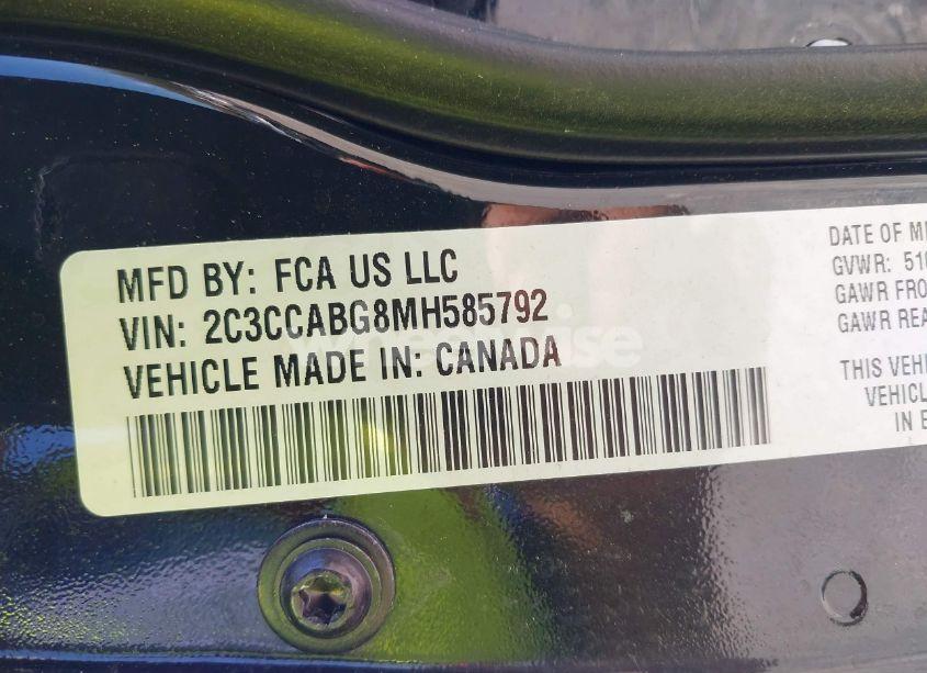 Photo 9 of 2021 Chrysler 300 300S (VIN 2C3CCABG8MH585792)