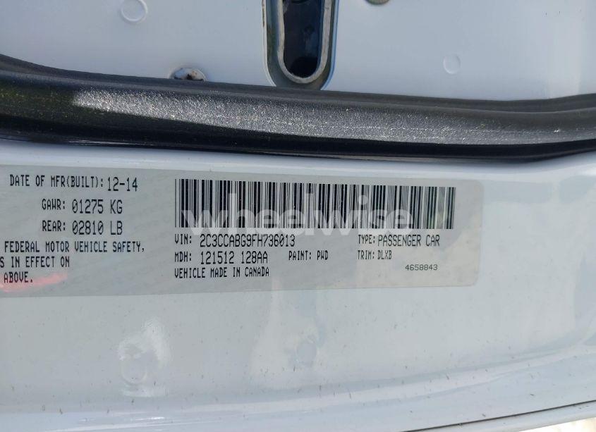 Photo 9 of 2015 Chrysler 300 300S (VIN 2C3CCABG9FH736013)