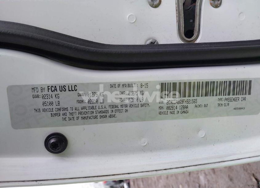 Photo 9 of 2015 Chrysler 300 300S (VIN 2C3CCABG9FH921565)