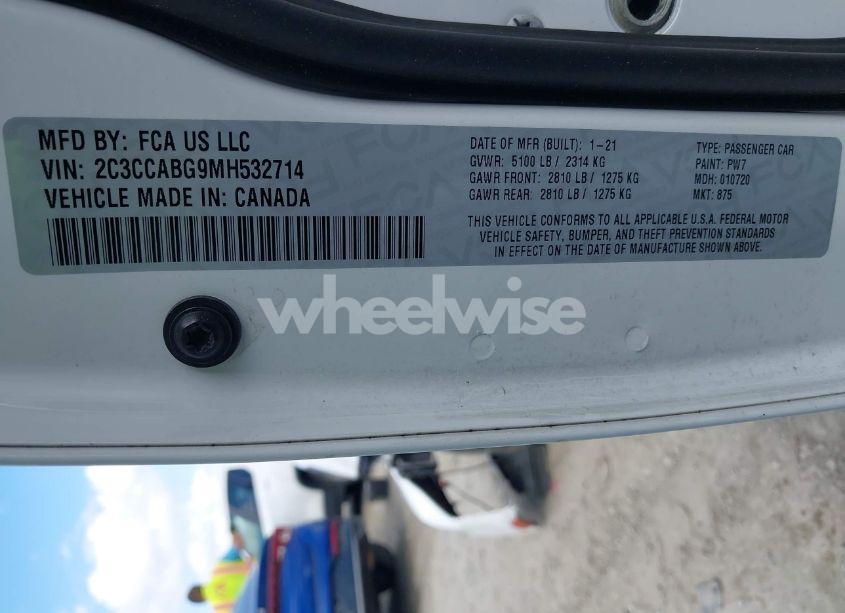 Photo 9 of 2021 Chrysler 300 300S (VIN 2C3CCABG9MH532714)