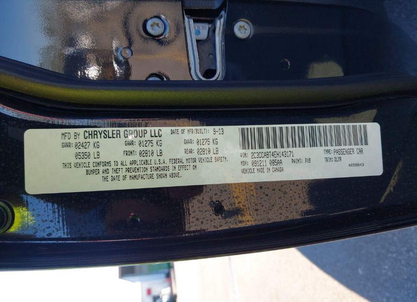 Photo 9 of 2014 Chrysler 300 300S (VIN 2C3CCABT4EH143171)