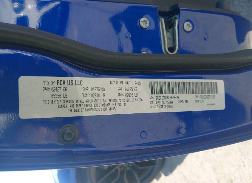 Photo 9 of 2019 Chrysler 300 300S (VIN 2C3CCABT5KH679428)