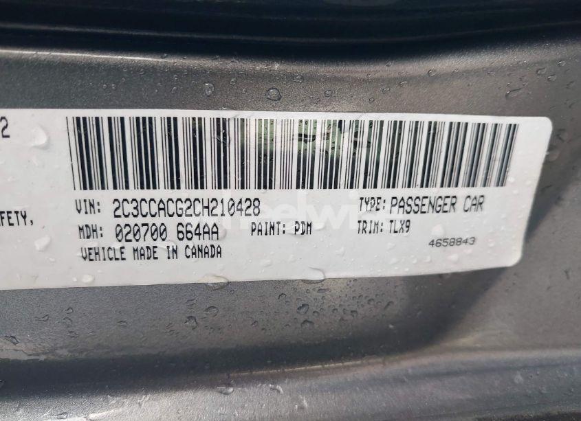 Photo 9 of 2012 Chrysler 300 LIMITED (VIN 2C3CCACG2CH210428)