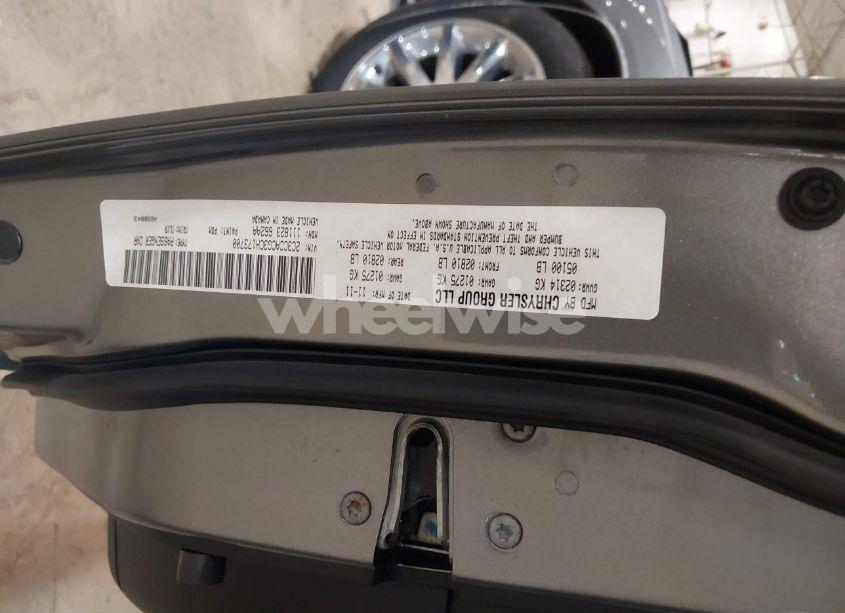 Photo 9 of 2012 Chrysler 300 LIMITED (VIN 2C3CCACG3CH173700)