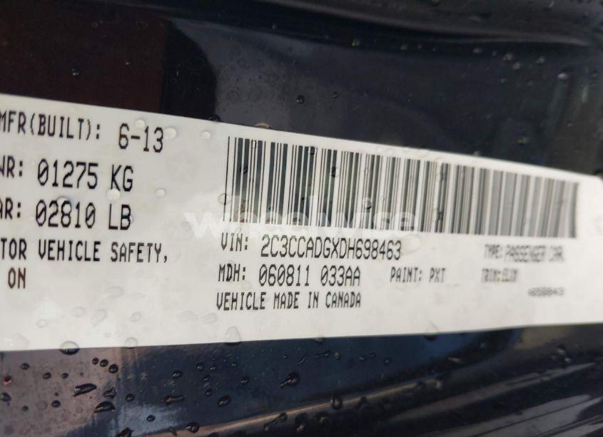 Photo 9 of 2013 Chrysler 300c JOHN VARVATOS LIMITED EDITION (VIN 2C3CCADGXDH698463)