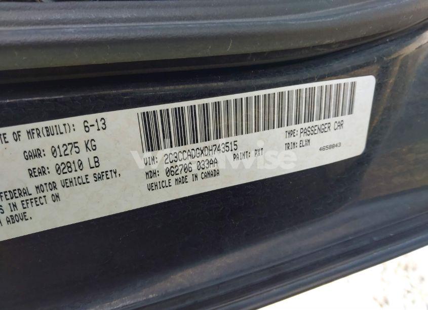 Photo 9 of 2013 Chrysler 300c JOHN VARVATOS LIMITED EDITION (VIN 2C3CCADGXDH743515)