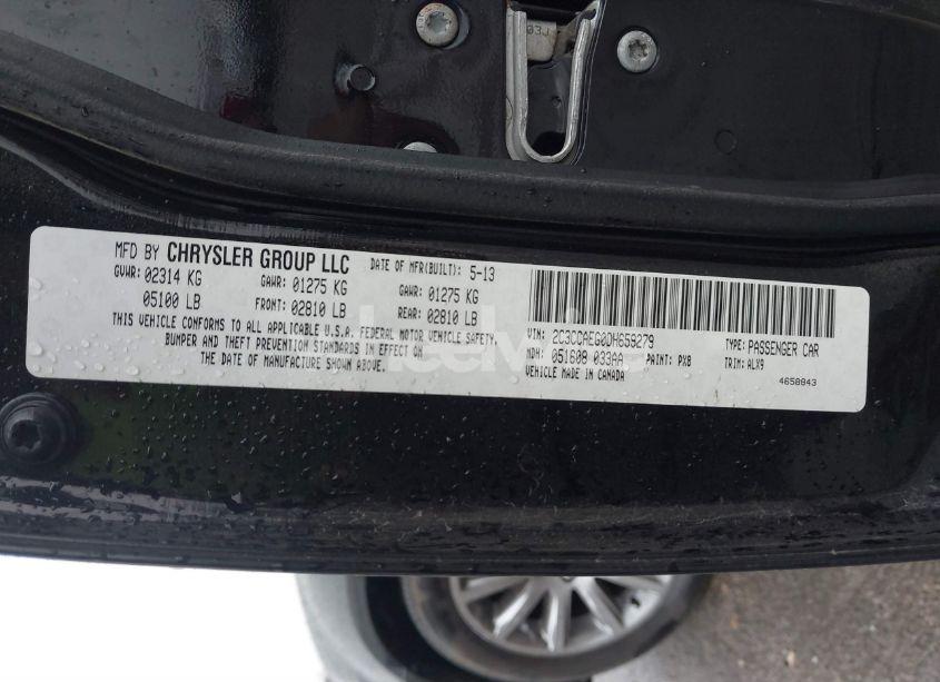 Photo 9 of 2013 Chrysler 300c (VIN 2C3CCAEG0DH659279)