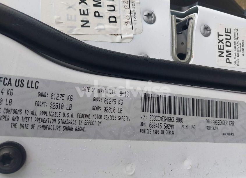 Photo 9 of 2016 Chrysler 300c N/A (VIN 2C3CCAEG4GH319881)