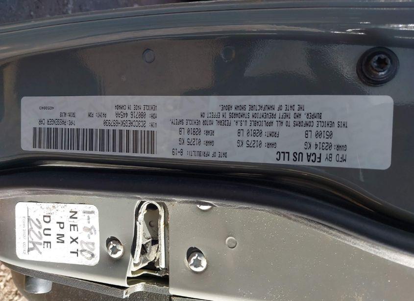 Photo 9 of 2019 Chrysler 300 LIMITED (VIN 2C3CCAEG5KH697930)