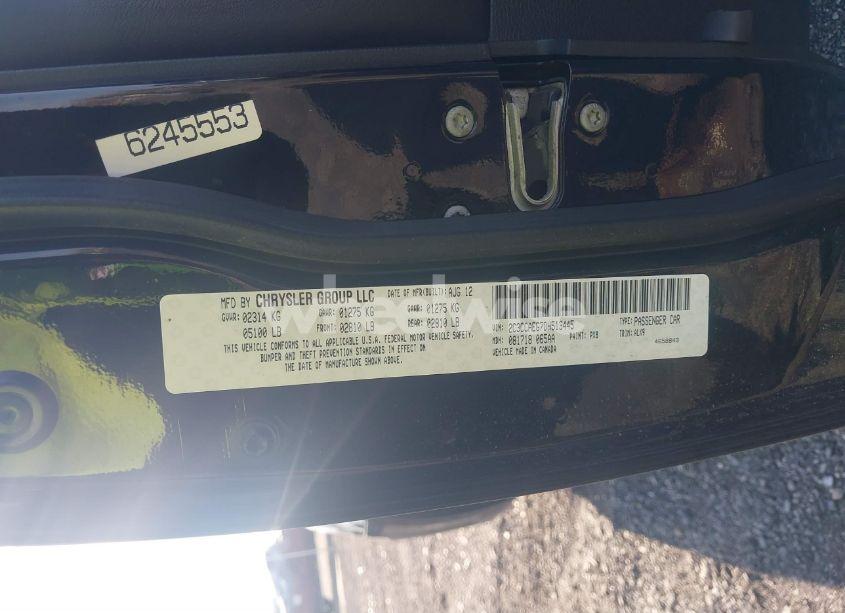 Photo 9 of 2013 Chrysler 300c (VIN 2C3CCAEG7DH513445)