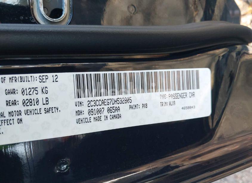 Photo 9 of 2013 Chrysler 300c (VIN 2C3CCAEG7DH532805)