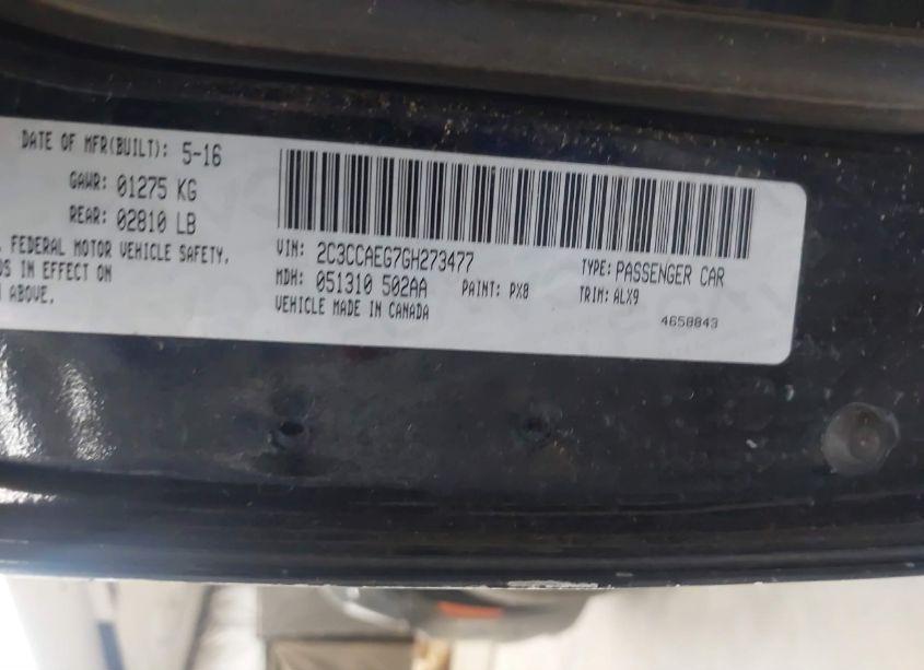 Photo 9 of 2016 Chrysler 300c (VIN 2C3CCAEG7GH273477)