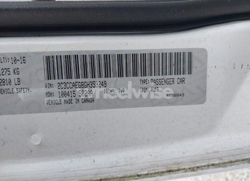 Photo 9 of 2016 Chrysler 300c (VIN 2C3CCAEG8GH359249)