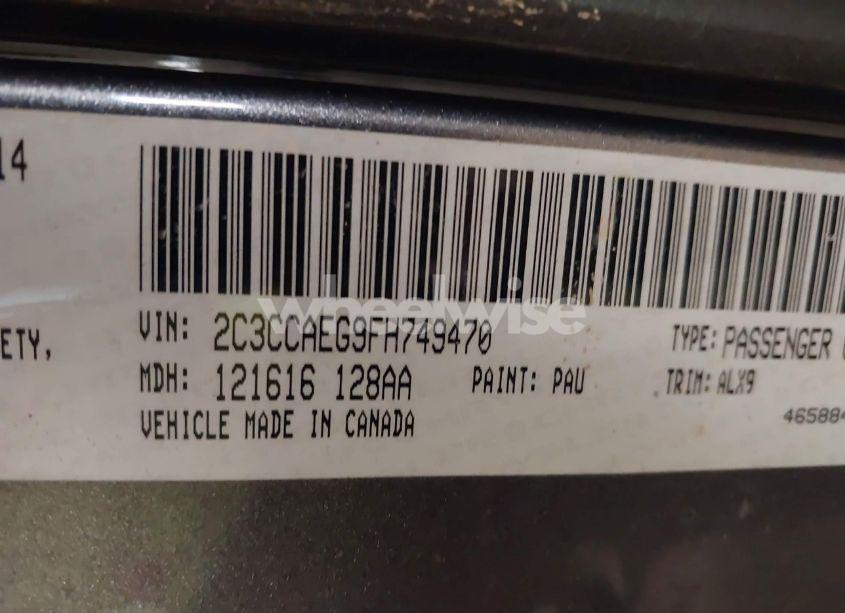 Photo 9 of 2015 Chrysler 300c N/A (VIN 2C3CCAEG9FH749470)