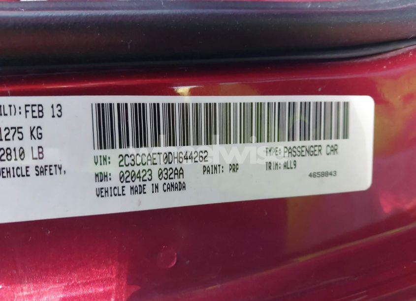 Photo 9 of 2013 Chrysler 300c (VIN 2C3CCAET0DH644262)