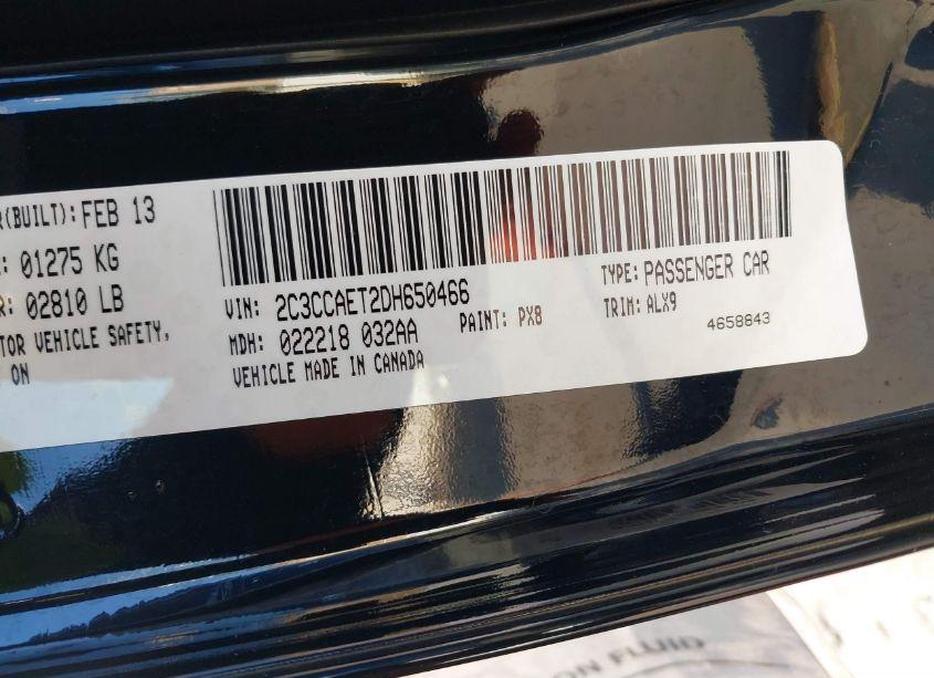 Photo 9 of 2013 Chrysler 300c (VIN 2C3CCAET2DH650466)