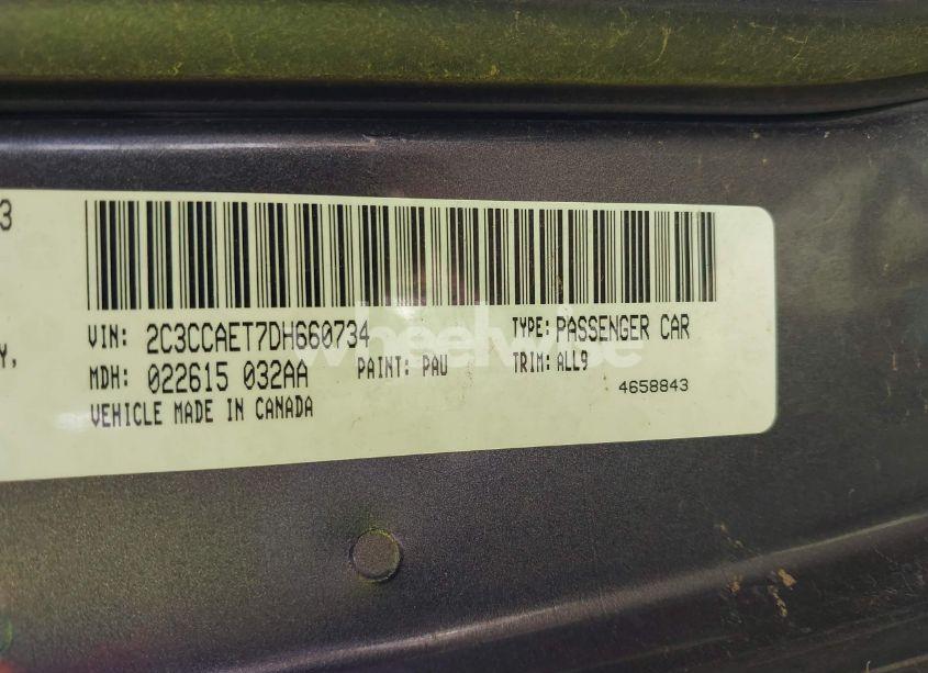 Photo 9 of 2013 Chrysler 300c (VIN 2C3CCAET7DH660734)