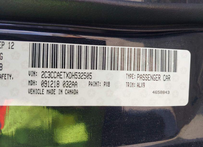 Photo 9 of 2013 Chrysler 300c (VIN 2C3CCAETXDH532505)