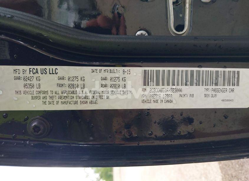 Photo 9 of 2015 Chrysler 300 300S (VIN 2C3CCAGG1FH923044)