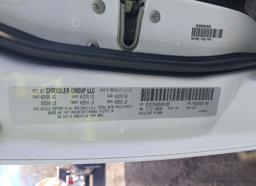 Photo 9 of 2014 Chrysler 300 300S (VIN 2C3CCAGG2EH381855)