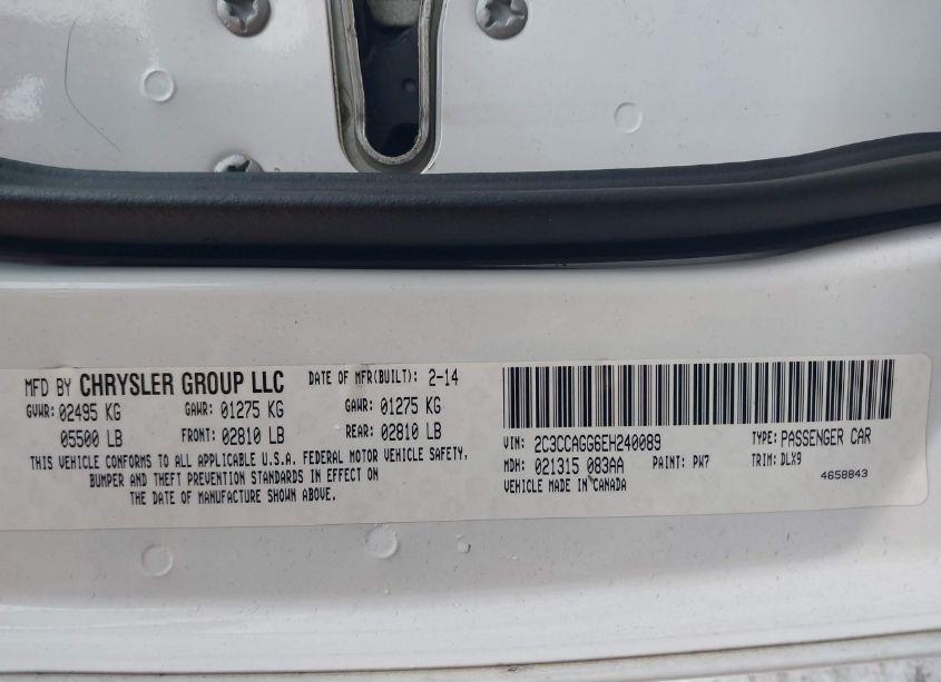 Photo 9 of 2014 Chrysler 300 300S (VIN 2C3CCAGG6EH240089)