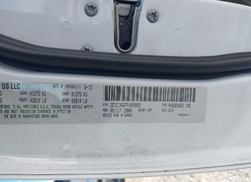 Photo 9 of 2015 Chrysler 300 300S (VIN 2C3CCAGG7FH909052)