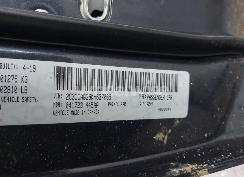 Photo 9 of 2019 Chrysler 300 300S AWD (VIN 2C3CCAGG8KH637069)