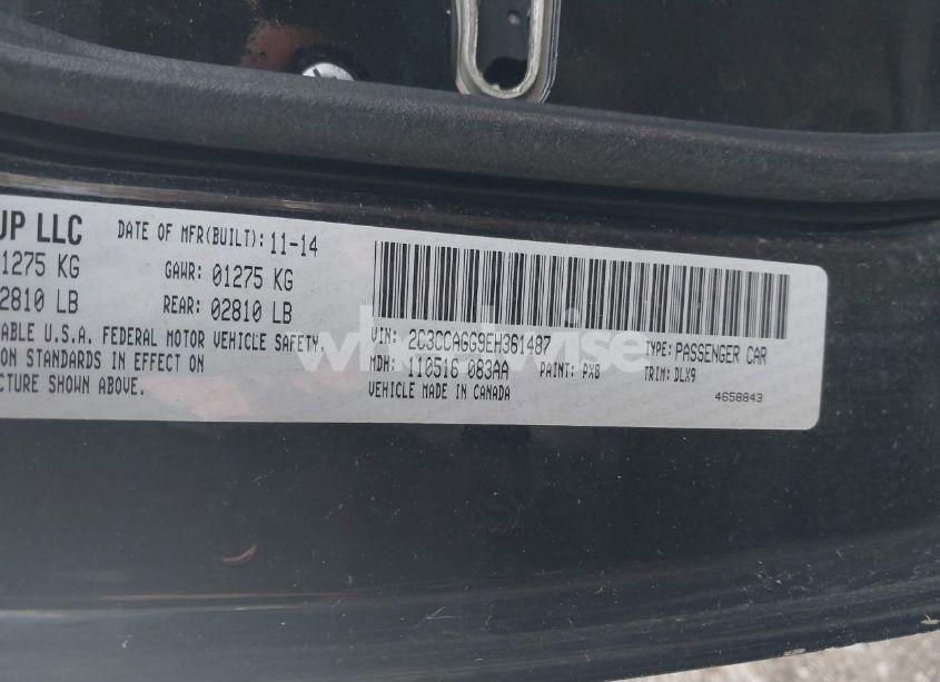 Photo 9 of 2014 Chrysler 300 300S (VIN 2C3CCAGG9EH361487)