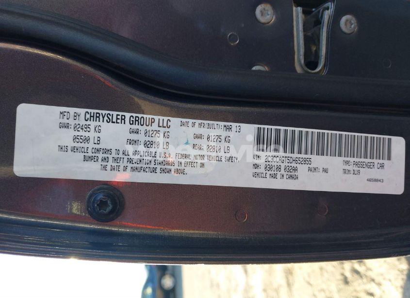 Photo 9 of 2013 Chrysler 300 300S (VIN 2C3CCAGT5DH652855)