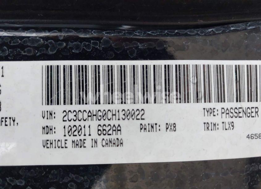 Photo 9 of 2012 Chrysler 300 LIMITED (VIN 2C3CCAHG0CH130022)