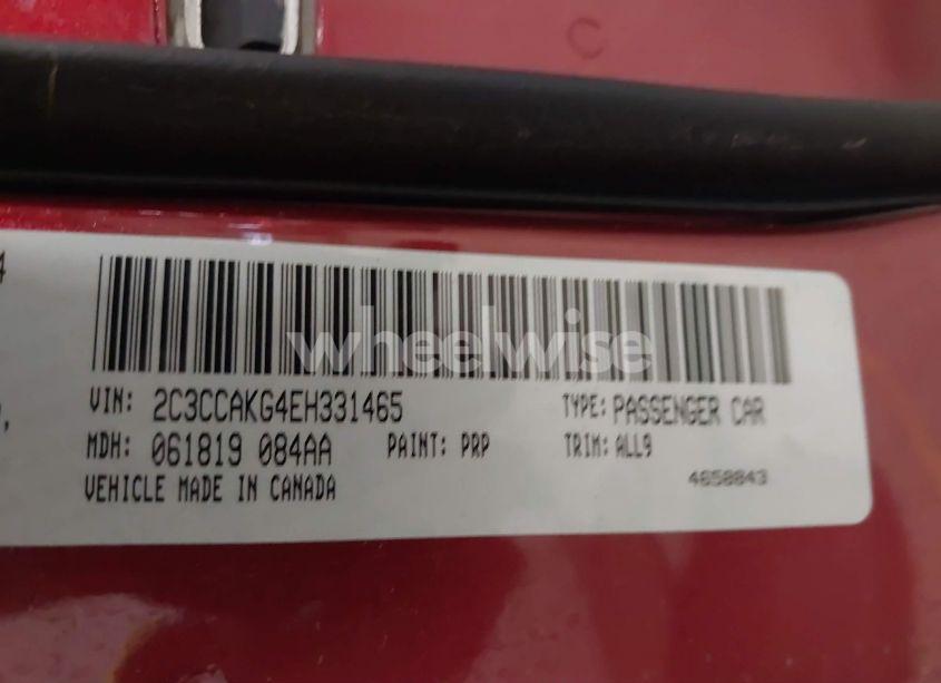 Photo 9 of 2014 Chrysler 300c AWD (VIN 2C3CCAKG4EH331465)