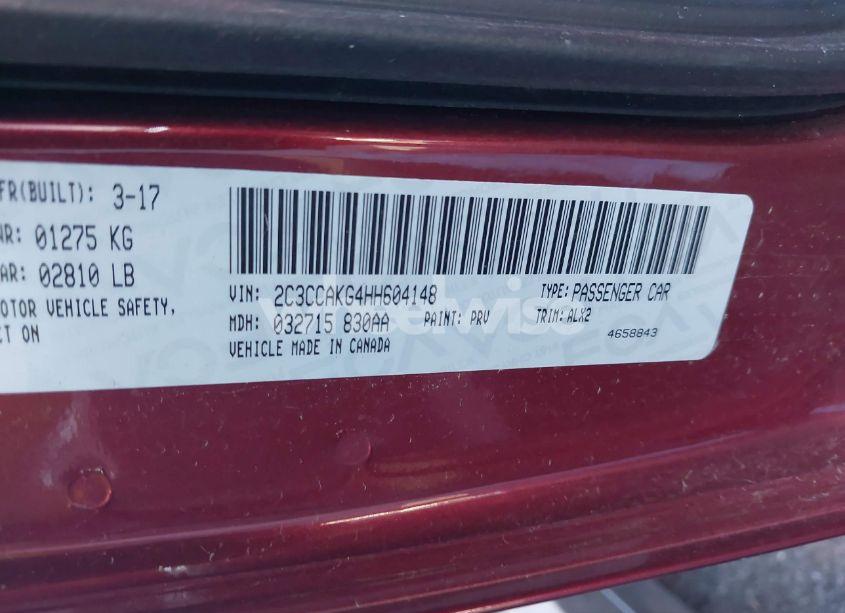 Photo 17 of 2017 Chrysler 300c 300C AWD (VIN 2C3CCAKG4HH604148)