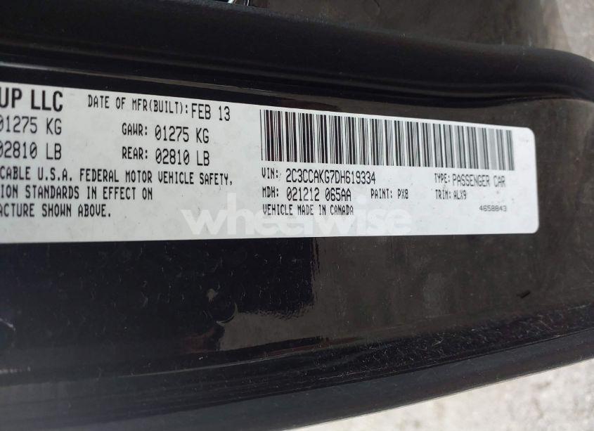 Photo 9 of 2013 Chrysler 300c AWD (VIN 2C3CCAKG7DH619334)