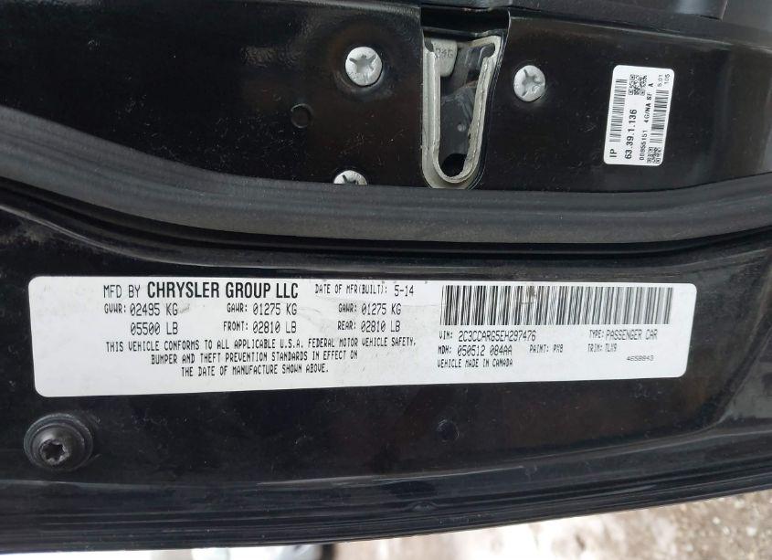 Photo 9 of 2014 Chrysler 300 (VIN 2C3CCARG5EH297476)