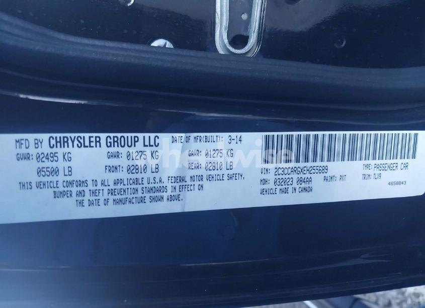 Photo 9 of 2014 Chrysler 300 (VIN 2C3CCARGXEH255689)