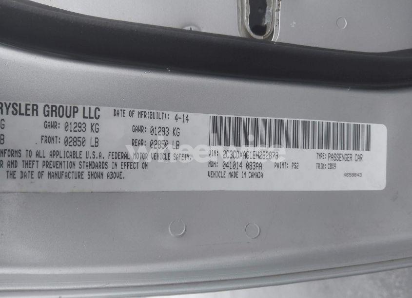 Photo 9 of 2014 Dodge Charger POLICE (VIN 2C3CDXAG1EH282873)