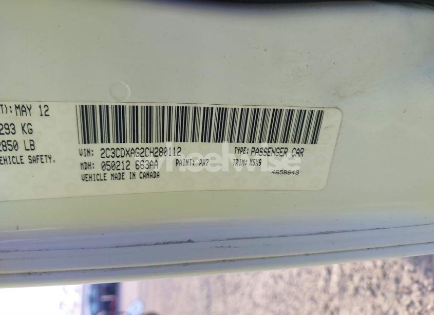 Photo 9 of 2012 Dodge Charger POLICE (VIN 2C3CDXAG2CH280112)