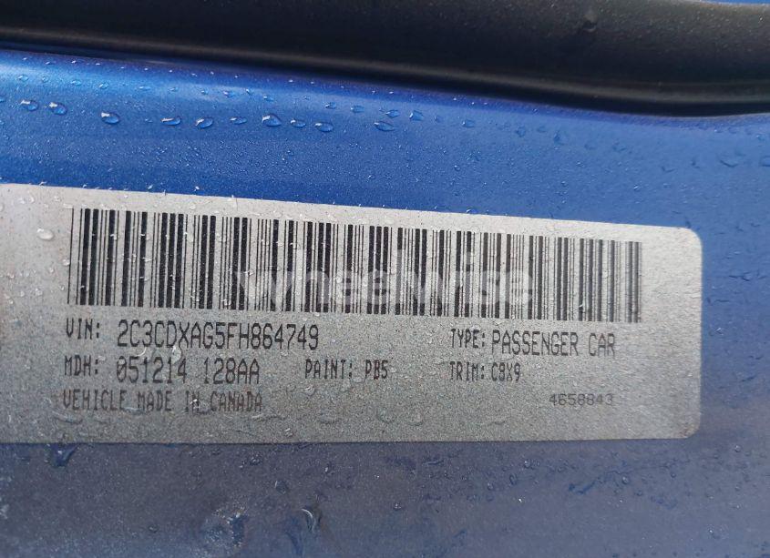 Photo 9 of 2015 Dodge Charger POLICE (VIN 2C3CDXAG5FH864749)