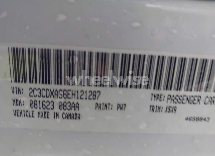 Photo 9 of 2014 Dodge Charger POLICE (VIN 2C3CDXAG6EH121287)