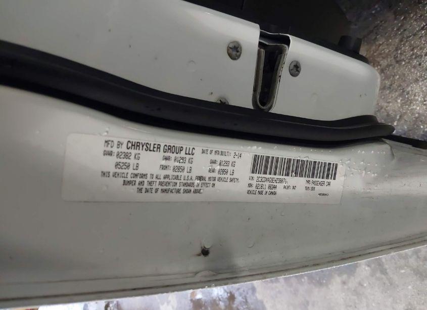 Photo 9 of 2014 Dodge Charger POLICE (VIN 2C3CDXAG9EH238071)