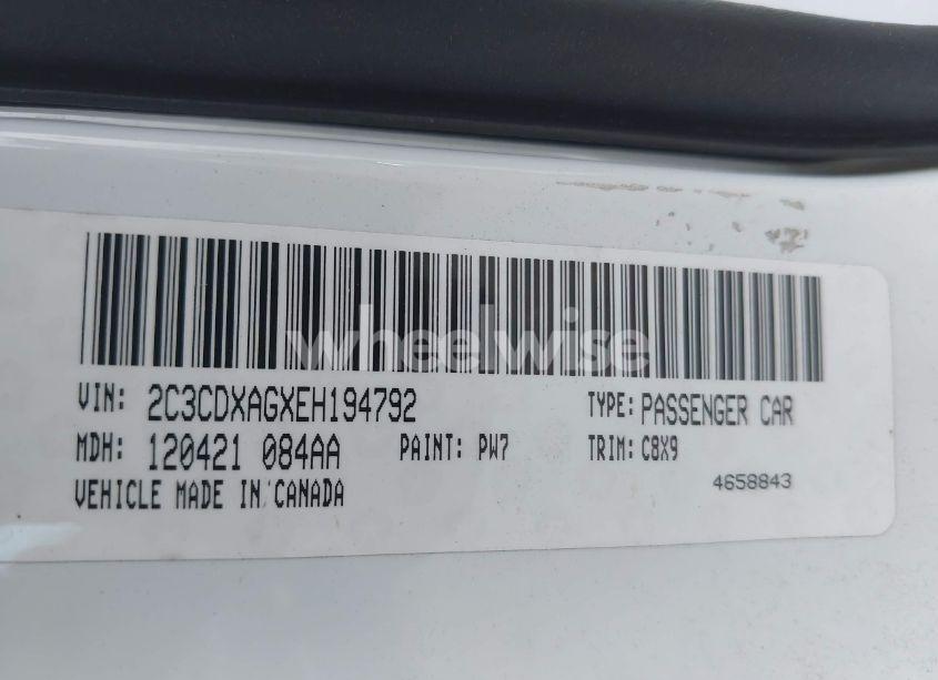 Photo 9 of 2014 Dodge Charger POLICE (VIN 2C3CDXAGXEH194792)