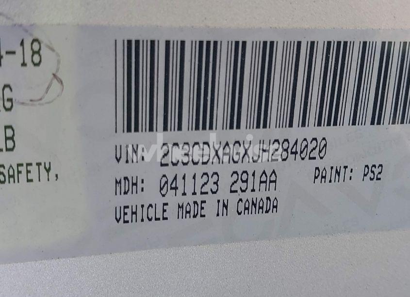 Photo 9 of 2018 Dodge Charger POLICE RWD (VIN 2C3CDXAGXJH284020)