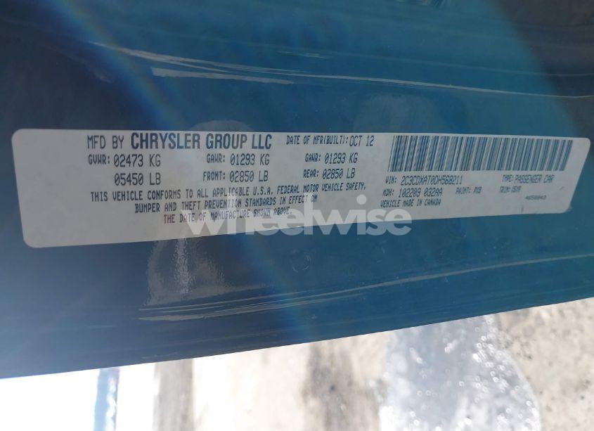 Photo 9 of 2013 Dodge Charger POLICE (VIN 2C3CDXAT0DH568211)