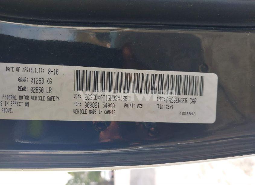 Photo 9 of 2016 Dodge Charger POLICE (VIN 2C3CDXAT1GH324166)