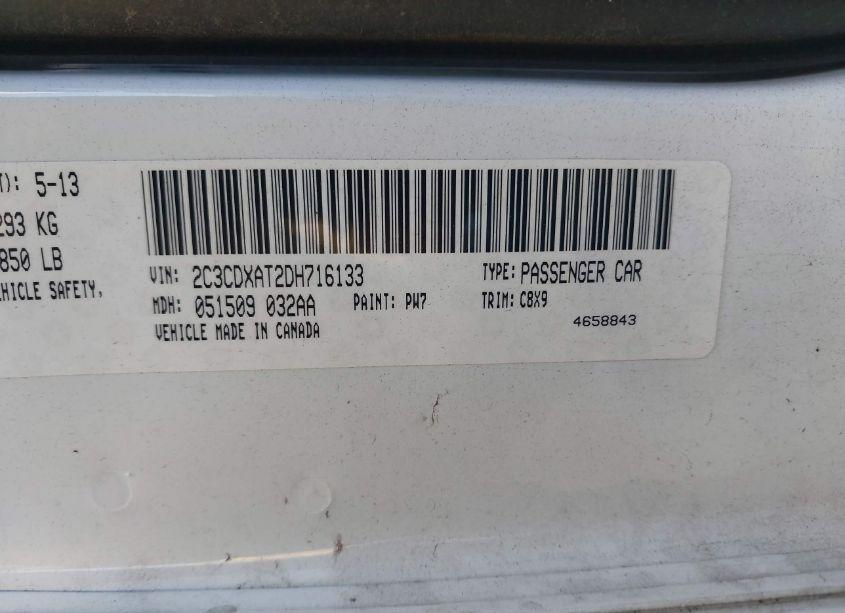 Photo 9 of 2013 Dodge Charger POLICE (VIN 2C3CDXAT2DH716133)