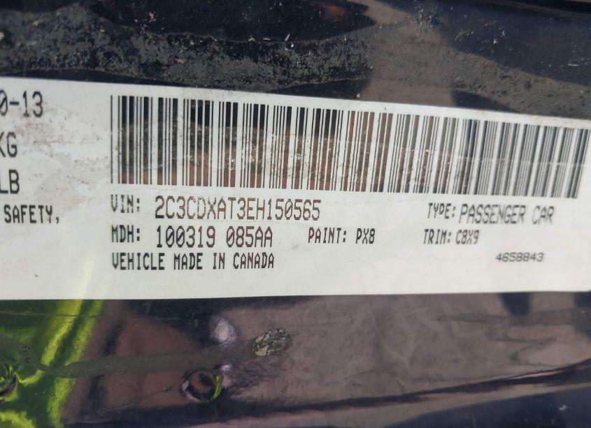 Photo 9 of 2014 Dodge Charger POLICE (VIN 2C3CDXAT3EH150565)